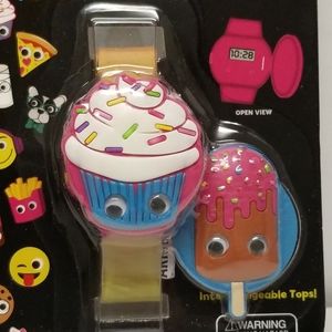 Watch interchangeable Face Cupcake Popsicle Watch New